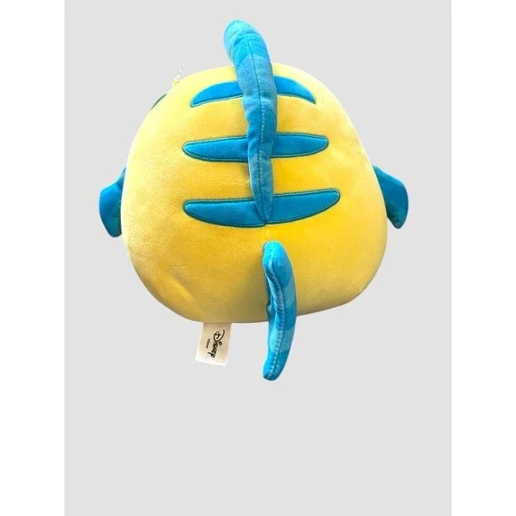 Squishmallow 10” Flounder Disney The Little Mermaid Plush Official Kellytoy NWT - Picture 3 of 6